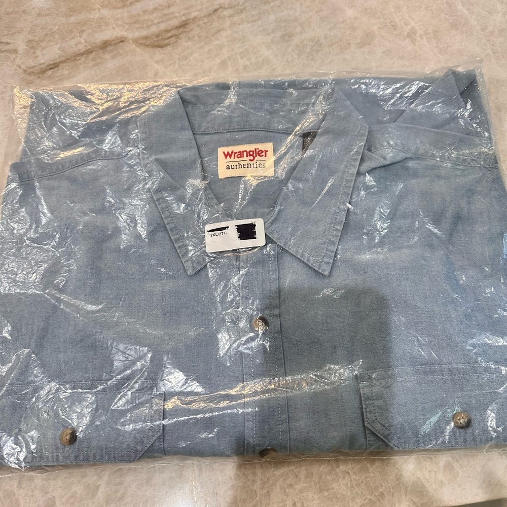 Wrangler Denim Blue Casual Shirt